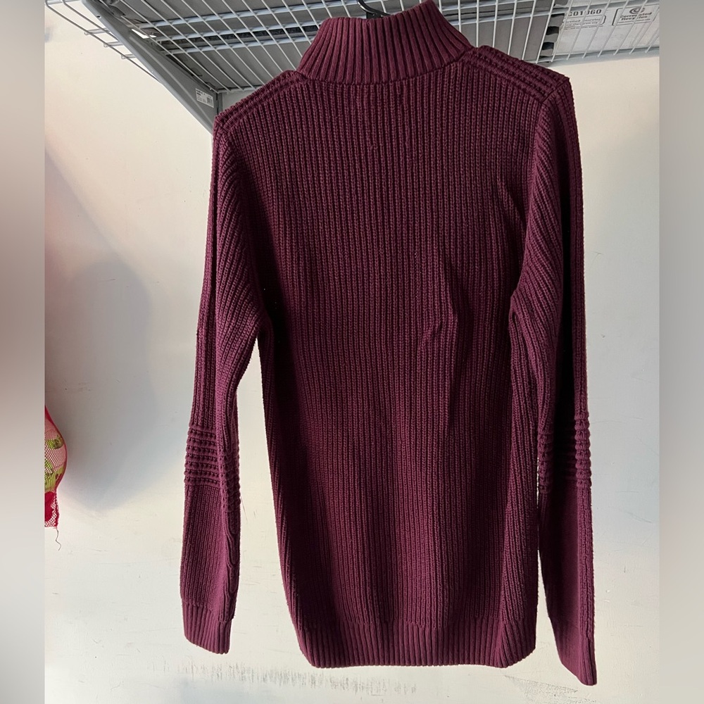Deep Red Knit Top - Picture 3 of 6